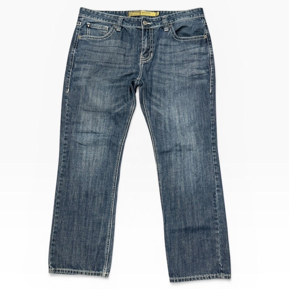 Rock & Roll Denim Mens Pistol Stackable Bootcut Jeans‎ 36x32 (38x30.5) Western